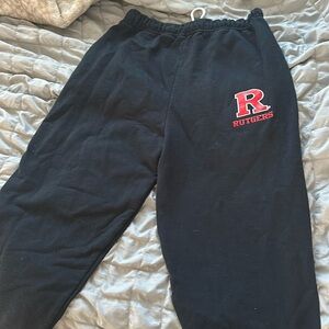 Rutgers black sweatpantsts